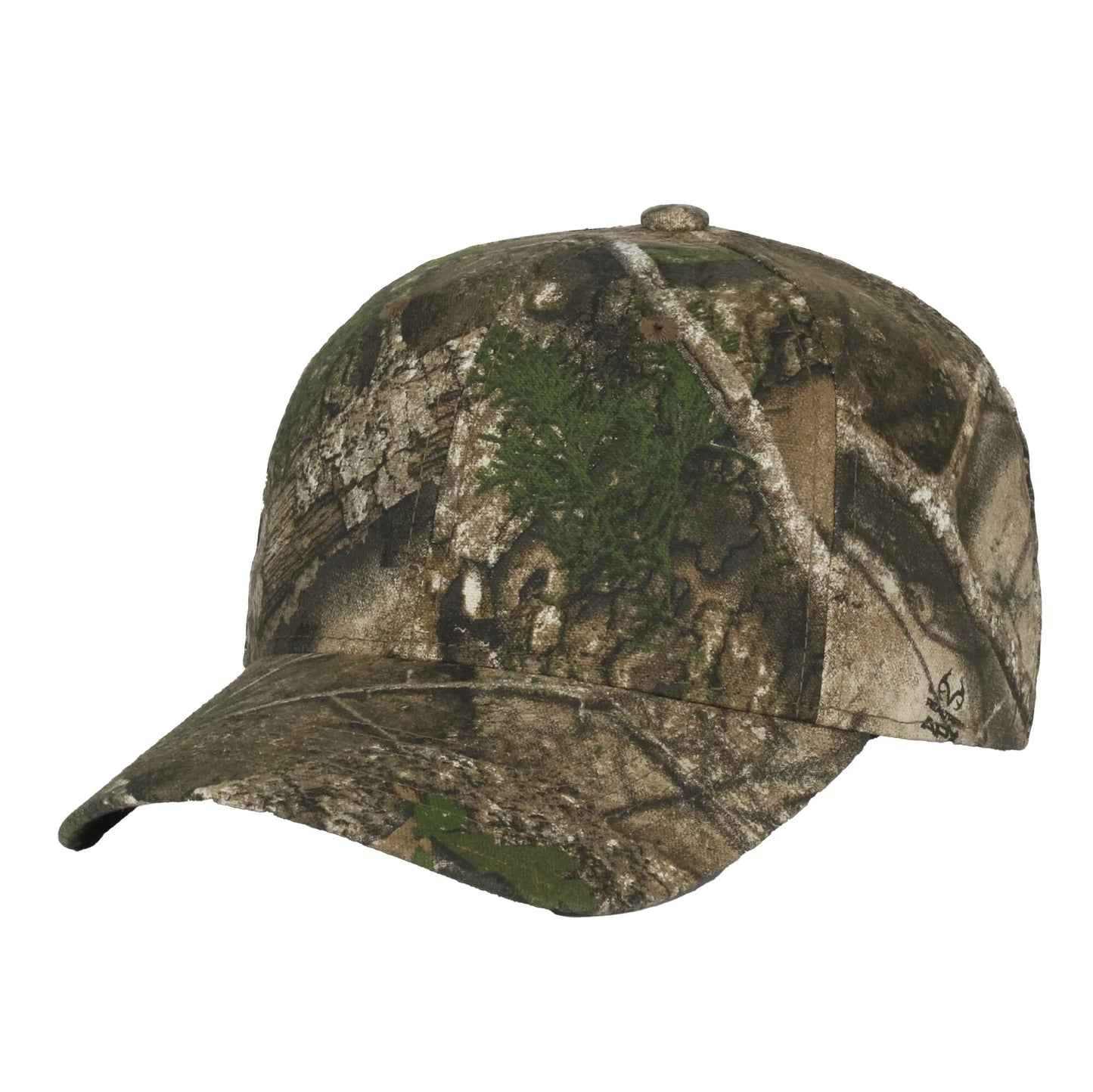 (3 Pack) Lightly Structured Cotton Canvas Baseball Style Cap APX Camo, Adult, Men'S, Hunting