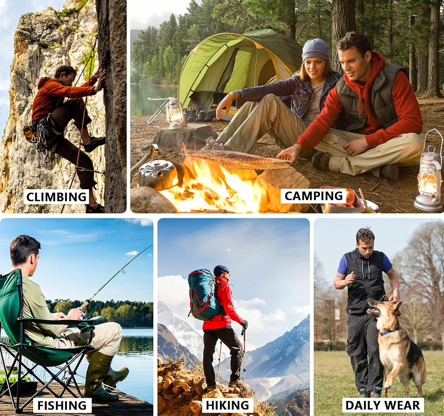 Men'S Cargo Pants Camo Casual Pants Relaxed Fit Cotton Work Pants with Multi Pocket