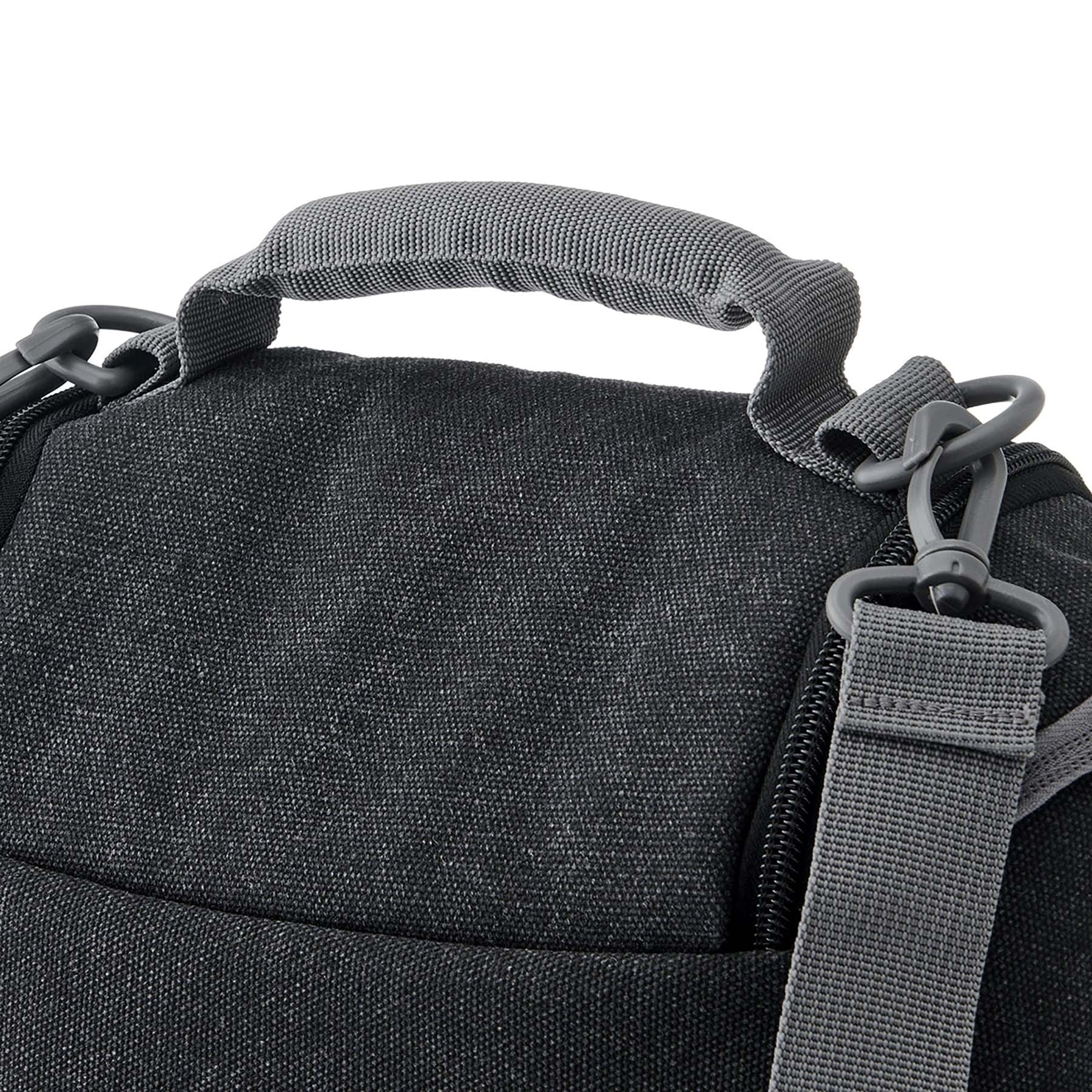 (2 Pack)  Oxford All Day Adult Reusable Lunch Bag Black