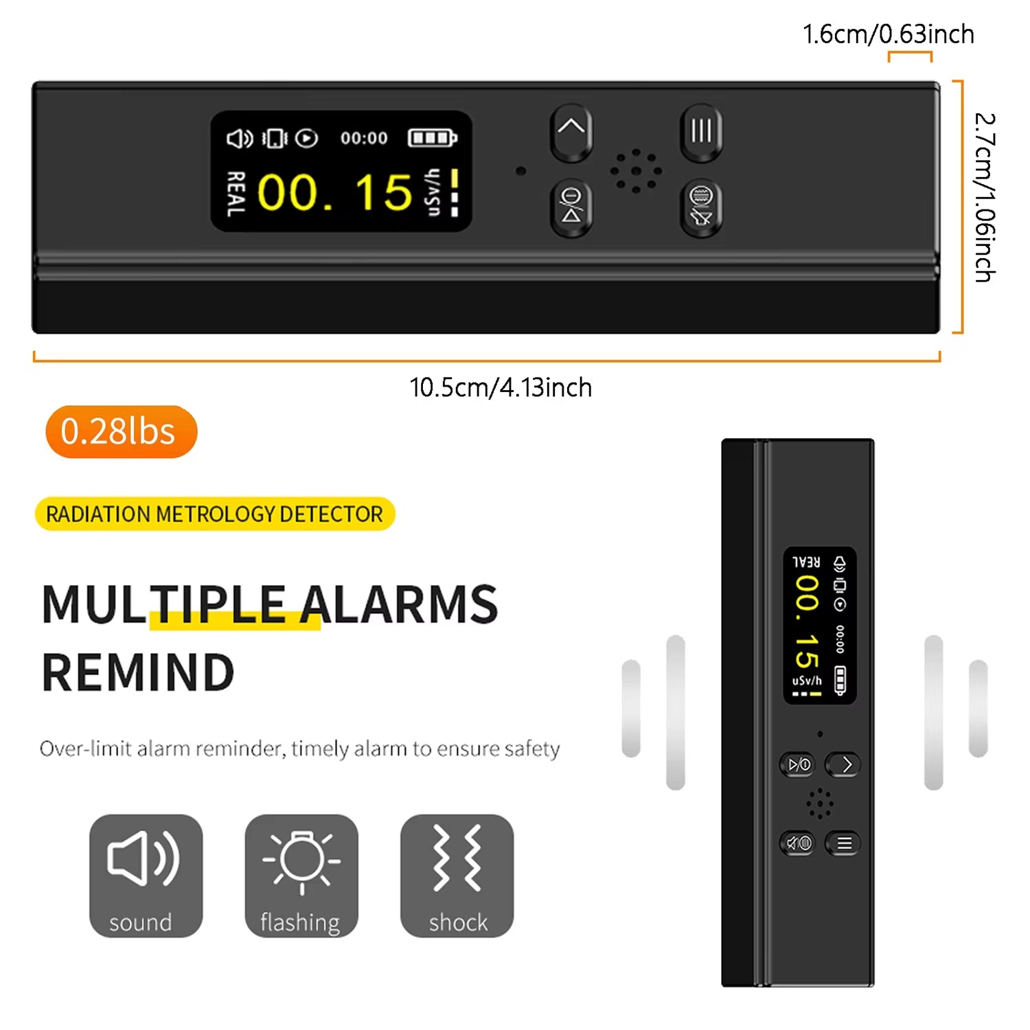 NEW Geiger Counter High Precision Nuclear Radiation Detector X-Ray Beta Gamma Detector Geiger Counter Dosimeter