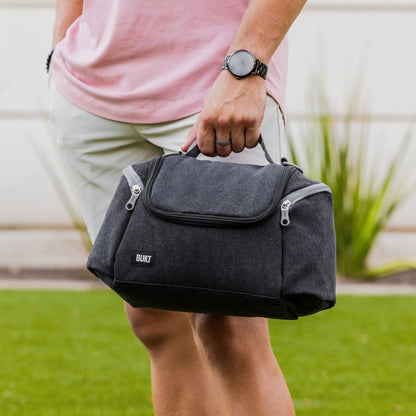 (2 Pack)  Oxford All Day Adult Reusable Lunch Bag Black