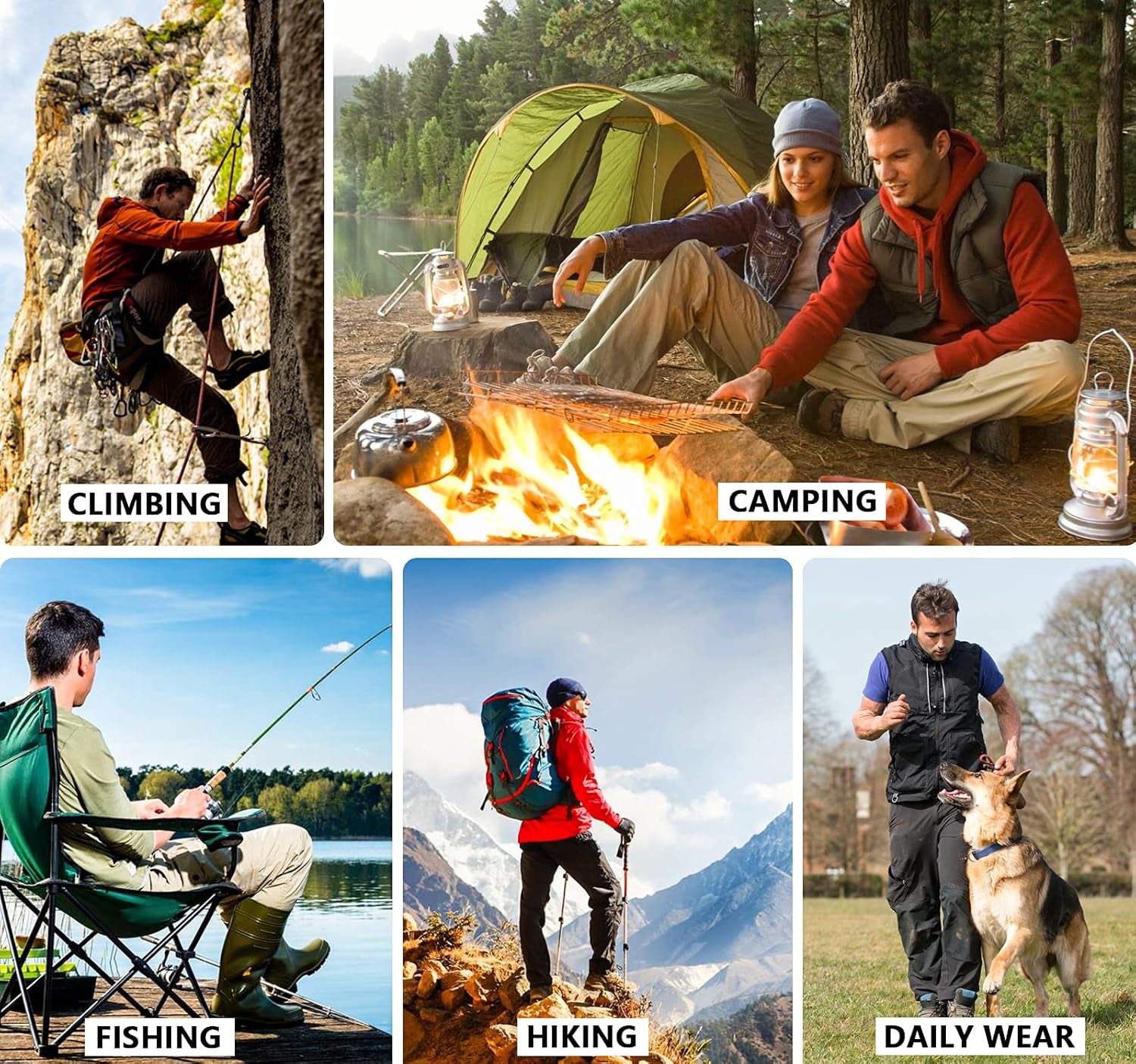 Men'S Cargo Pants Camo Casual Pants Relaxed Fit Cotton Work Pants with Multi Pocket