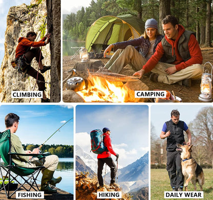 Men'S Cargo Pants Camo Casual Pants Relaxed Fit Cotton Work Pants with Multi Pocket