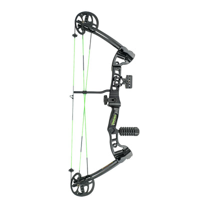 Outdoors Black Youth Vortex Compound Bow Right Handed, 19-45Lb Draw, 21-27" Draw Length