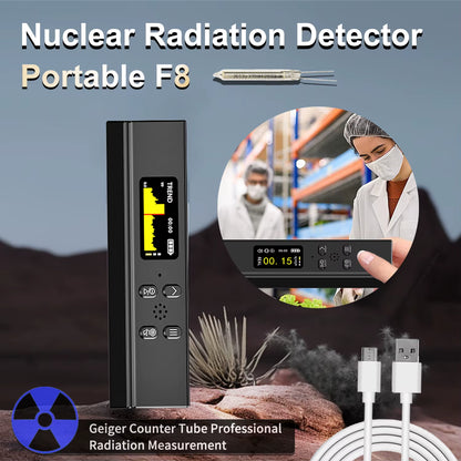 NEW Geiger Counter High Precision Nuclear Radiation Detector X-Ray Beta Gamma Detector Geiger Counter Dosimeter