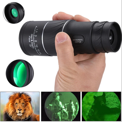 Night Vision BAK4 Prism High Power 40X60 Monocular Binoculars