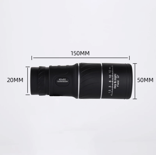 Night Vision BAK4 Prism High Power 40X60 Monocular Binoculars