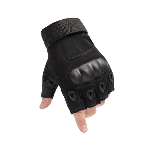 Jupitergear Tactical Military Fingerless Airsoft Gloves for Outdoor Sports, Paintball, and Motorcycling