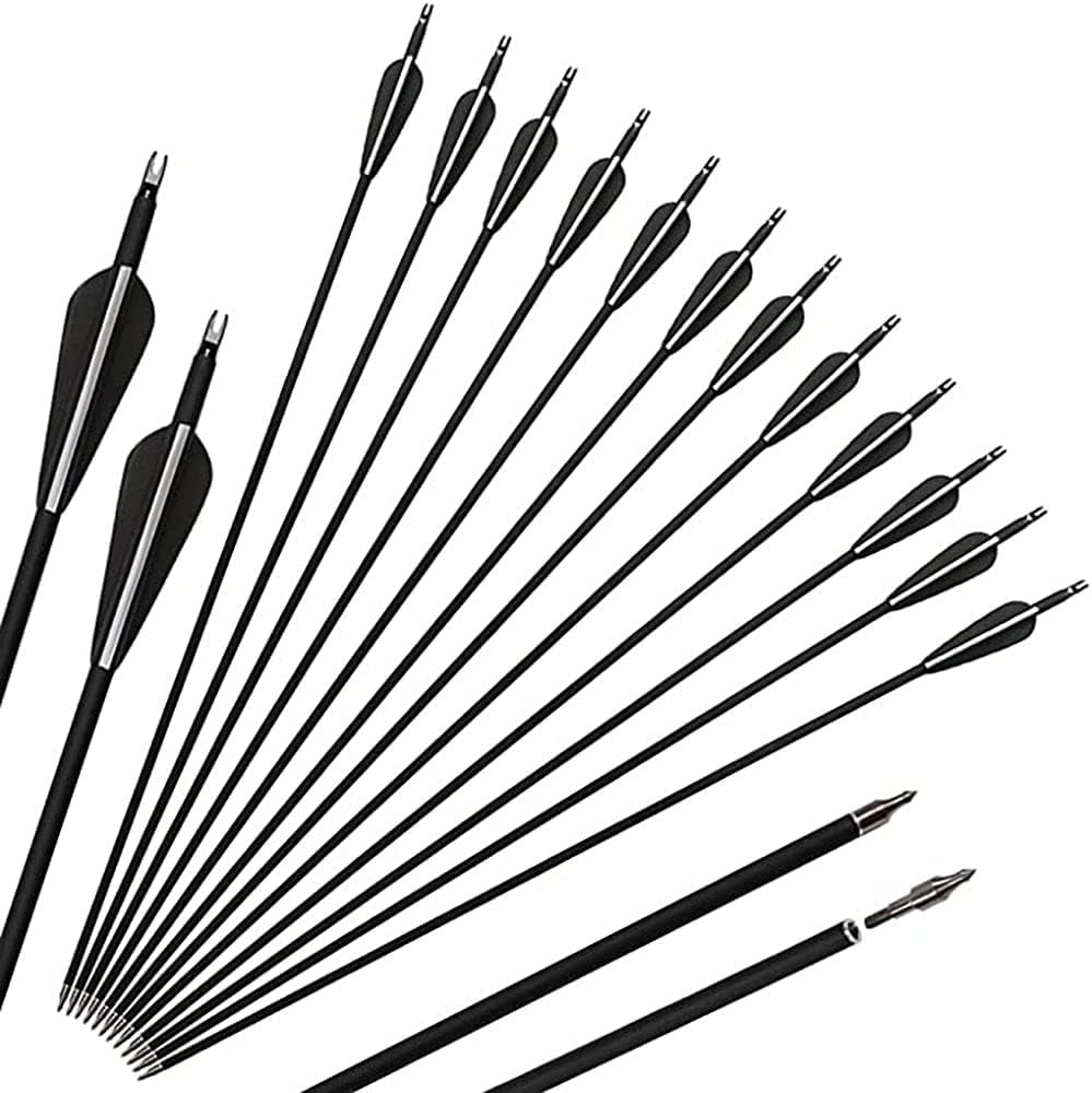 56" Takedown Recurve Bow and Arrows Set for Adults Right Hand Archery Kit Metal Riser Hunting Bow for Shooting Practice 30-50Lb