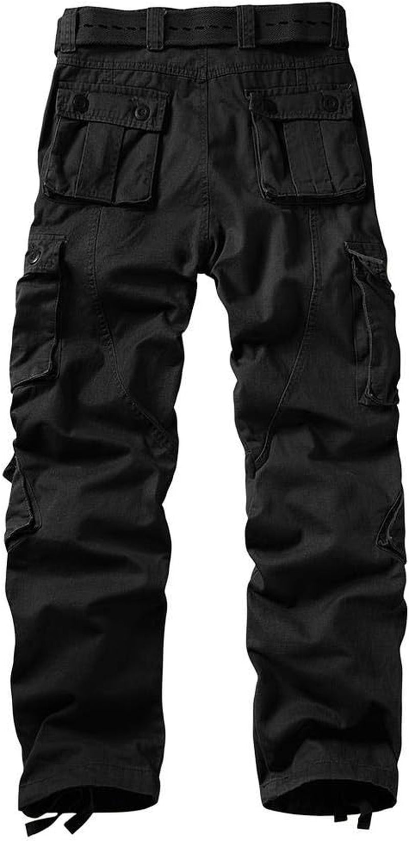 Men'S Cargo Pants Camo Casual Pants Relaxed Fit Cotton Work Pants with Multi Pocket