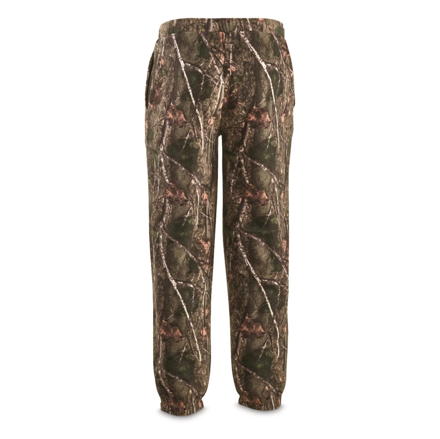 Men'S Camo Fleece Pants Woodland Camo XL