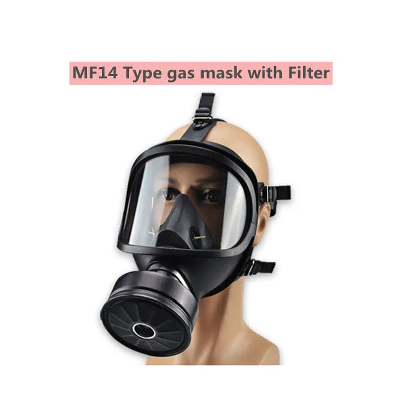 New MF14/87 Respirator, Full Face Gas Mask with Activated Carbon Filter for Vapour, Chemical, Nuclear Contamination Protection