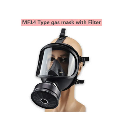 New MF14/87 Respirator, Full Face Gas Mask with Activated Carbon Filter for Vapour, Chemical, Nuclear Contamination Protection