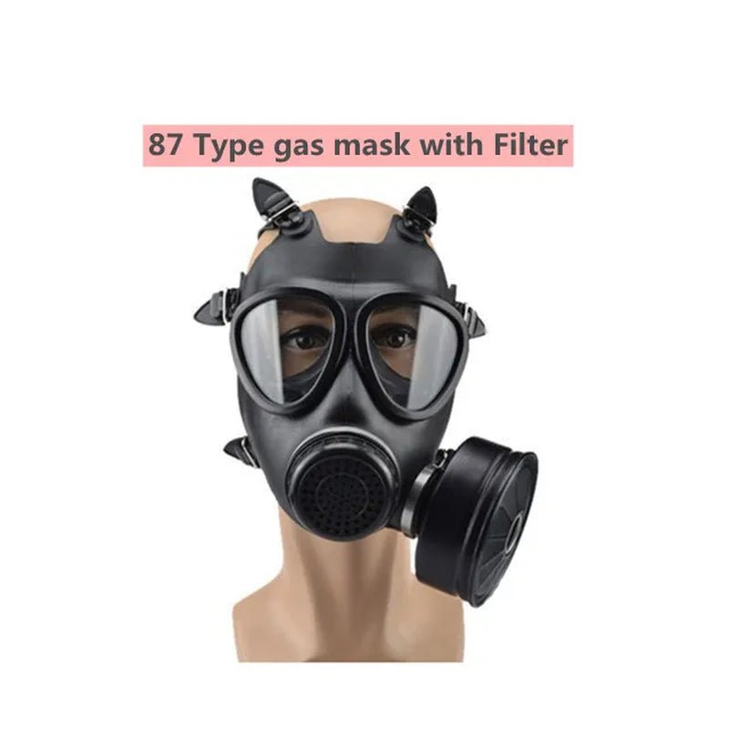 New MF14/87 Respirator, Full Face Gas Mask with Activated Carbon Filter for Vapour, Chemical, Nuclear Contamination Protection