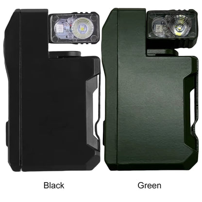 Rechargeable Flashlight EDC Flashlight Portable Flat Pocket Flashlight Small Flashlight for Outdoor Home Emergency Flashlight