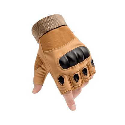 Jupitergear Tactical Military Fingerless Airsoft Gloves for Outdoor Sports, Paintball, and Motorcycling