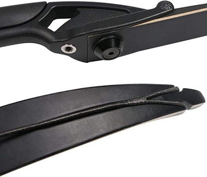 56" Takedown Recurve Bow and Arrows Set for Adults Right Hand Archery Kit Metal Riser Hunting Bow for Shooting Practice 30-50Lb