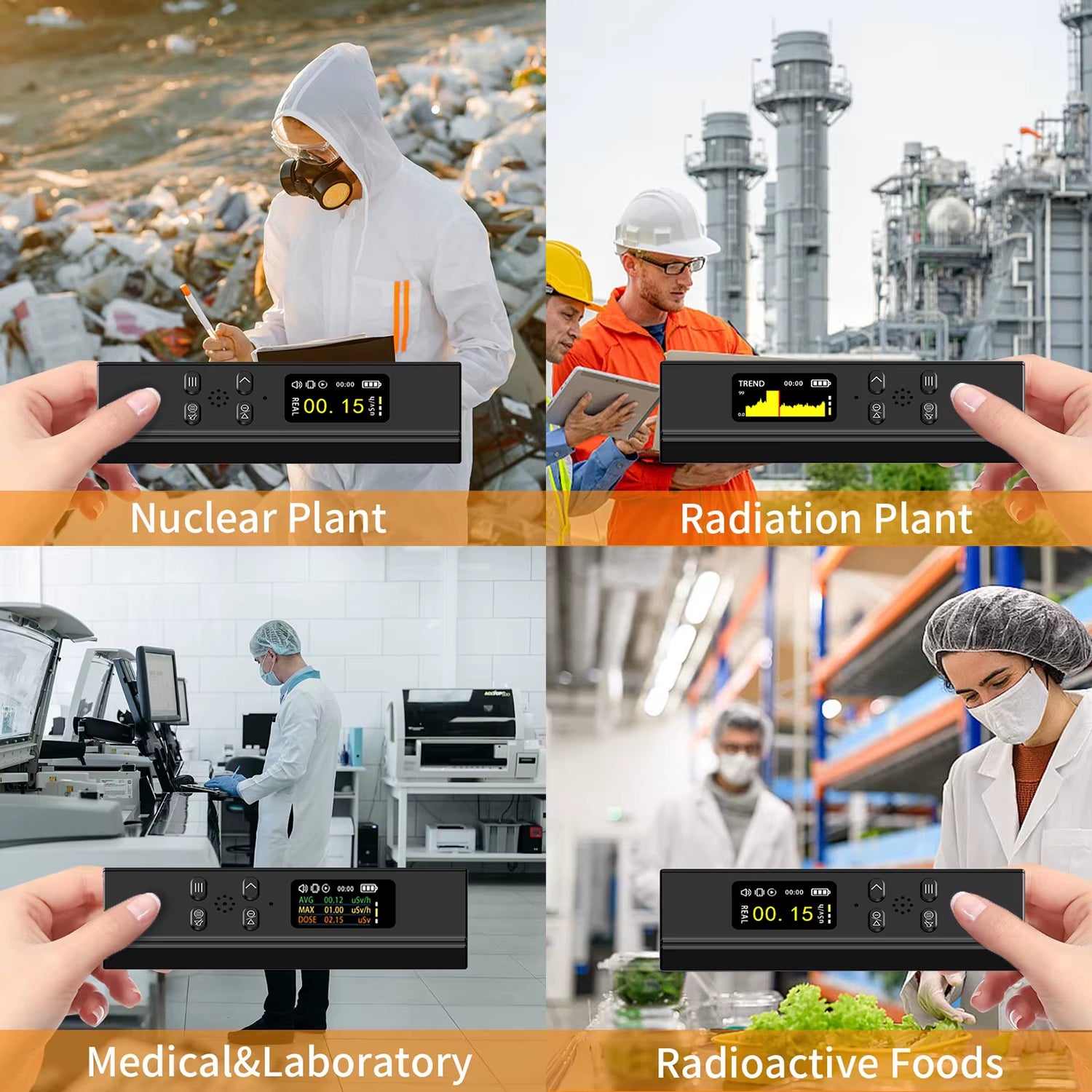 NEW Geiger Counter High Precision Nuclear Radiation Detector X-Ray Beta Gamma Detector Geiger Counter Dosimeter